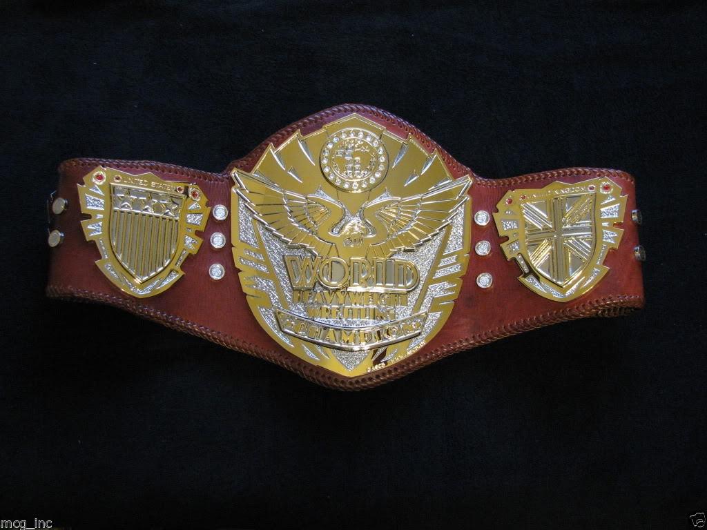 Real World Heavyweight Wrestling Belt ROH TNA WWE