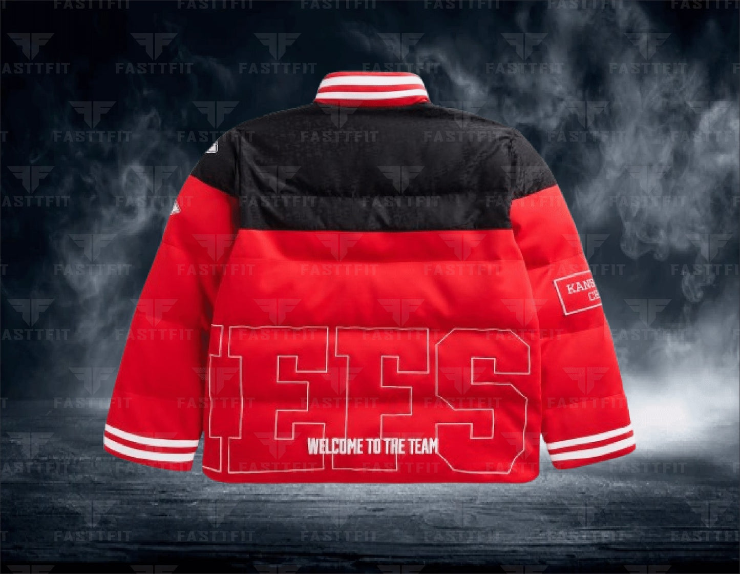 Unisex Kansas City Chiefs Red/Black Fasttfit x NFL Team Puffer Jacket