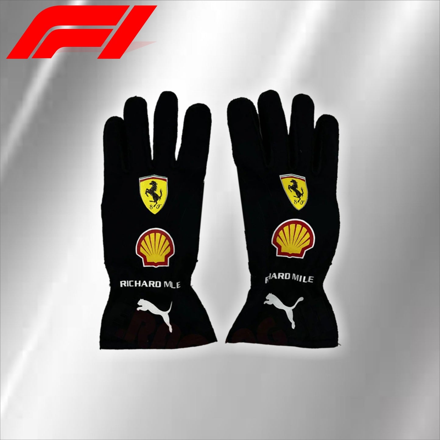 2024 Ferrari , go karting f1 gloves, free t-shirt and free neck gator