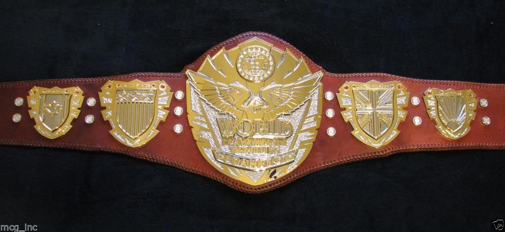 Real World Heavyweight Wrestling Belt ROH TNA WWE