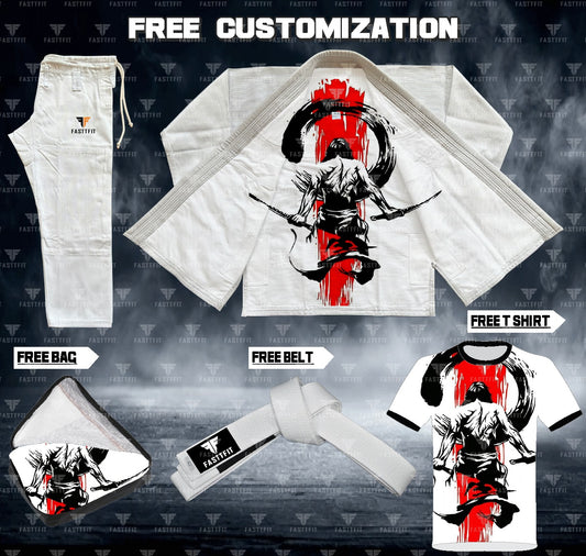 Japanese Samurai Warrior Blades SUBLIMATION JIU JITSU GI (BJJ GI)