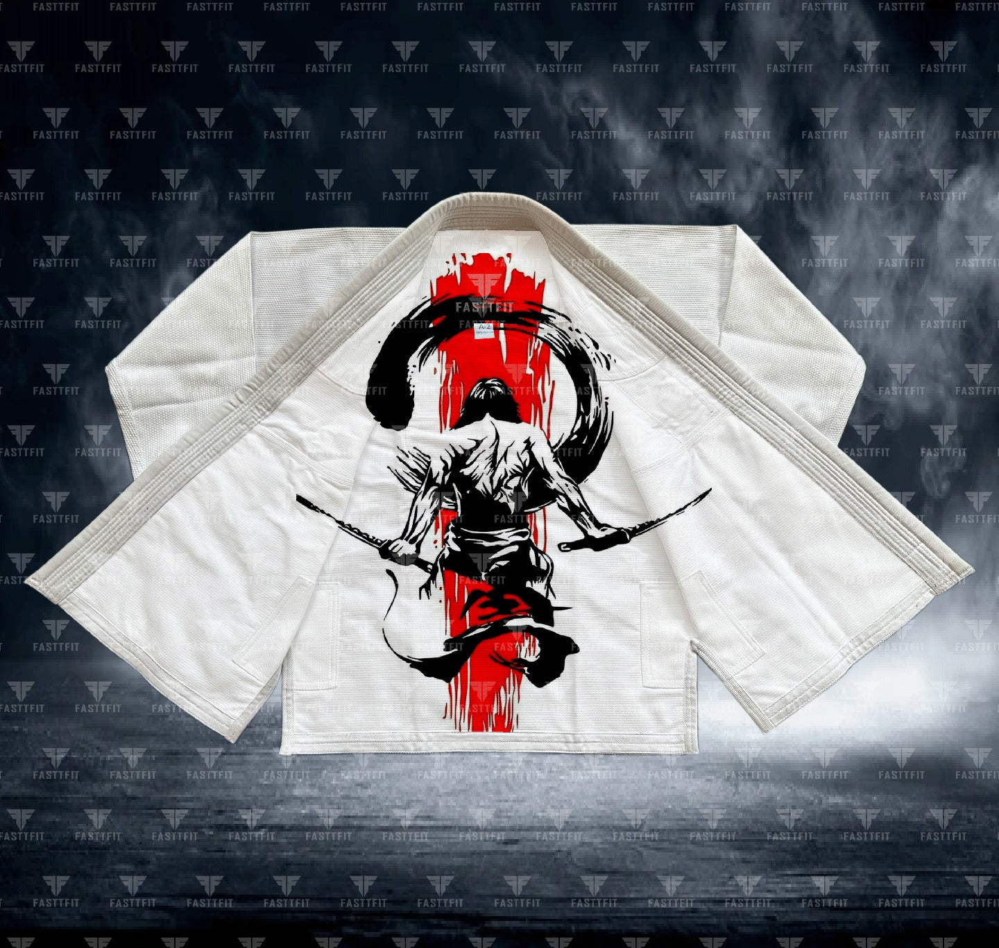 Japanese Samurai Warrior Blades SUBLIMATION JIU JITSU GI (BJJ GI)