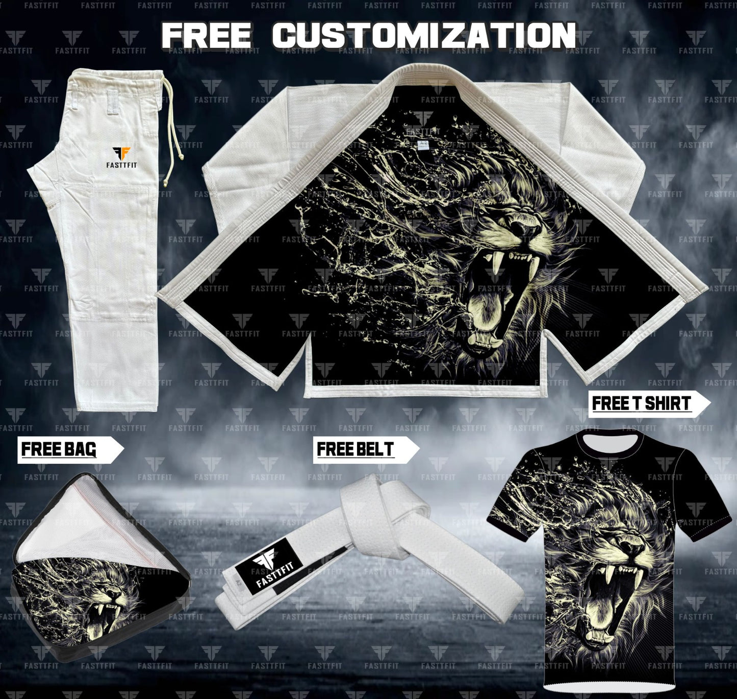 MANFINITY LEGEND LION SUBLIMATION JITSU GI (BJJ GI)