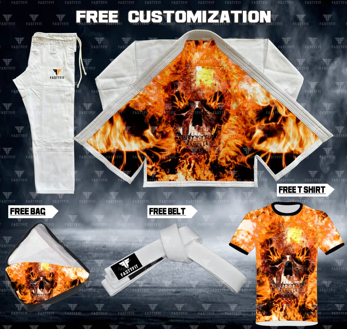 FLAMING PASSION SUBLIMATION JIU JITSU GI (BJJ GI)