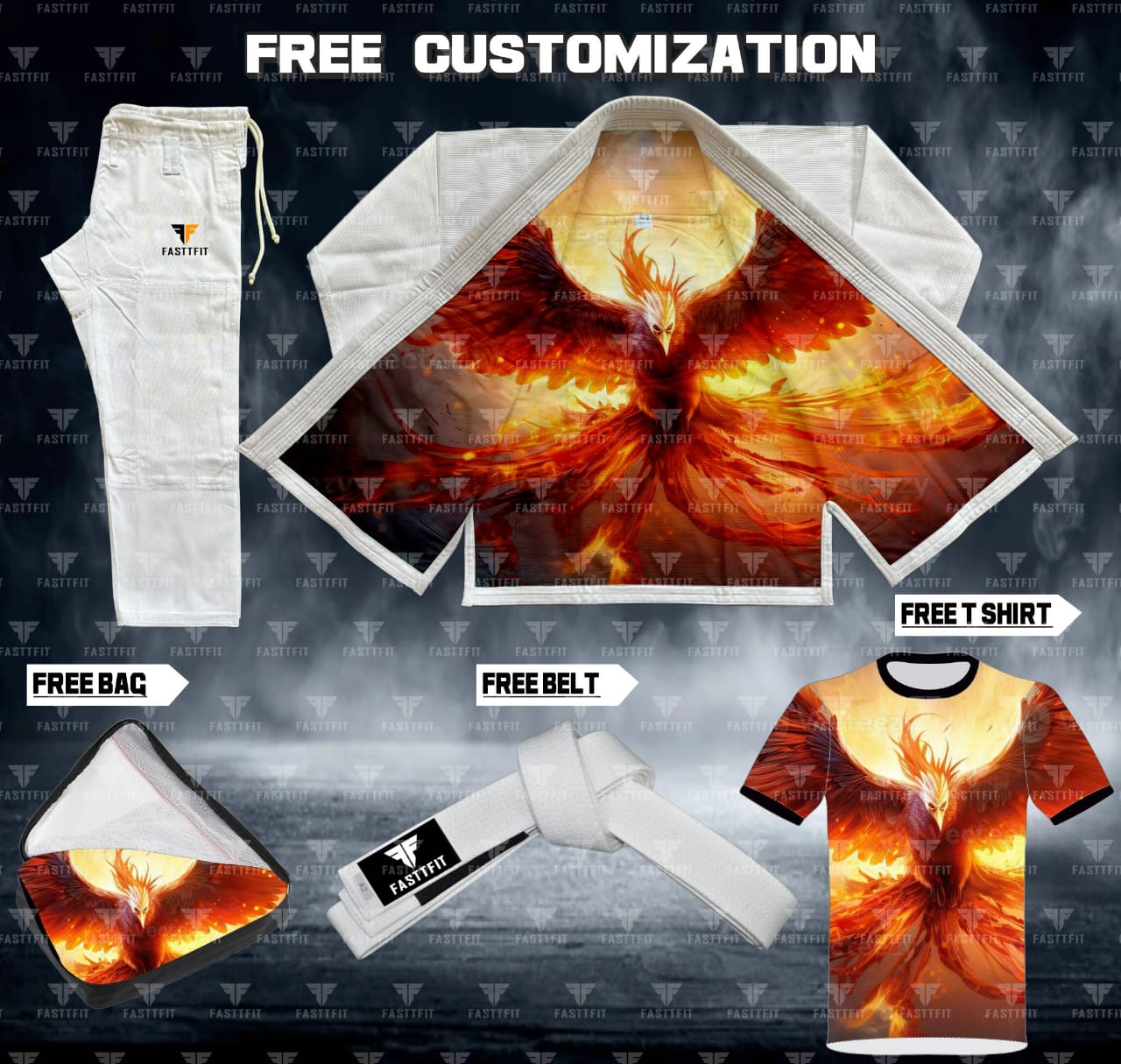 PHOENIX BIRD SUBLIMATION JIU JITSU GI (BJJ GI)