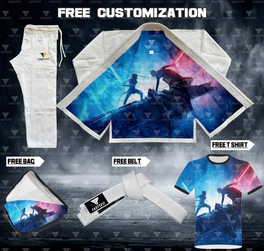 ATMOSPHERE WORLD BLUE SUBLIMATION JIU JITSU GI (BJJ GI)