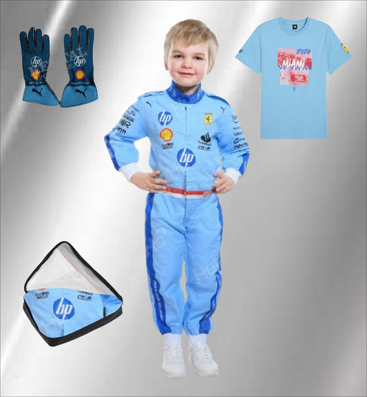 Ferrari Influenced Racing Personalized costume for kids Birthday outfit/Halloween costume