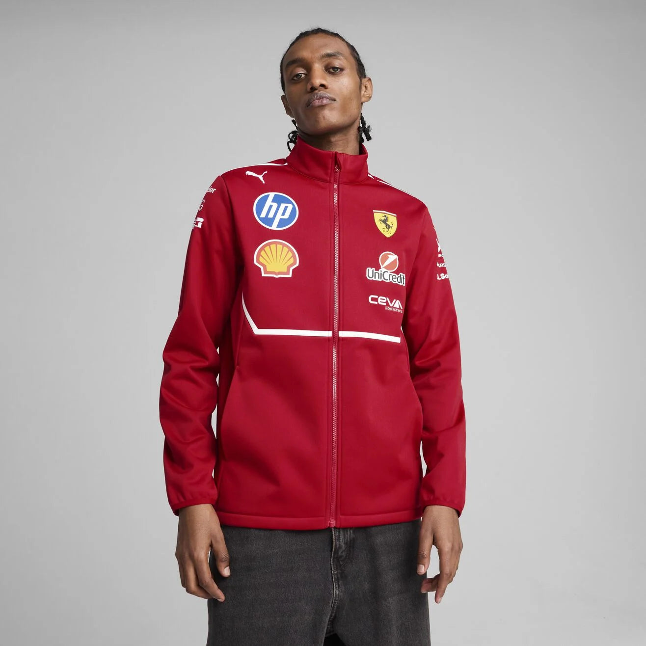 Scuderia Ferrari F1 PUMA 2025 Team Softshell Jacket, T-shirt, Cap, Bag. (LIMITED TIME SPECIAL OFFER)
