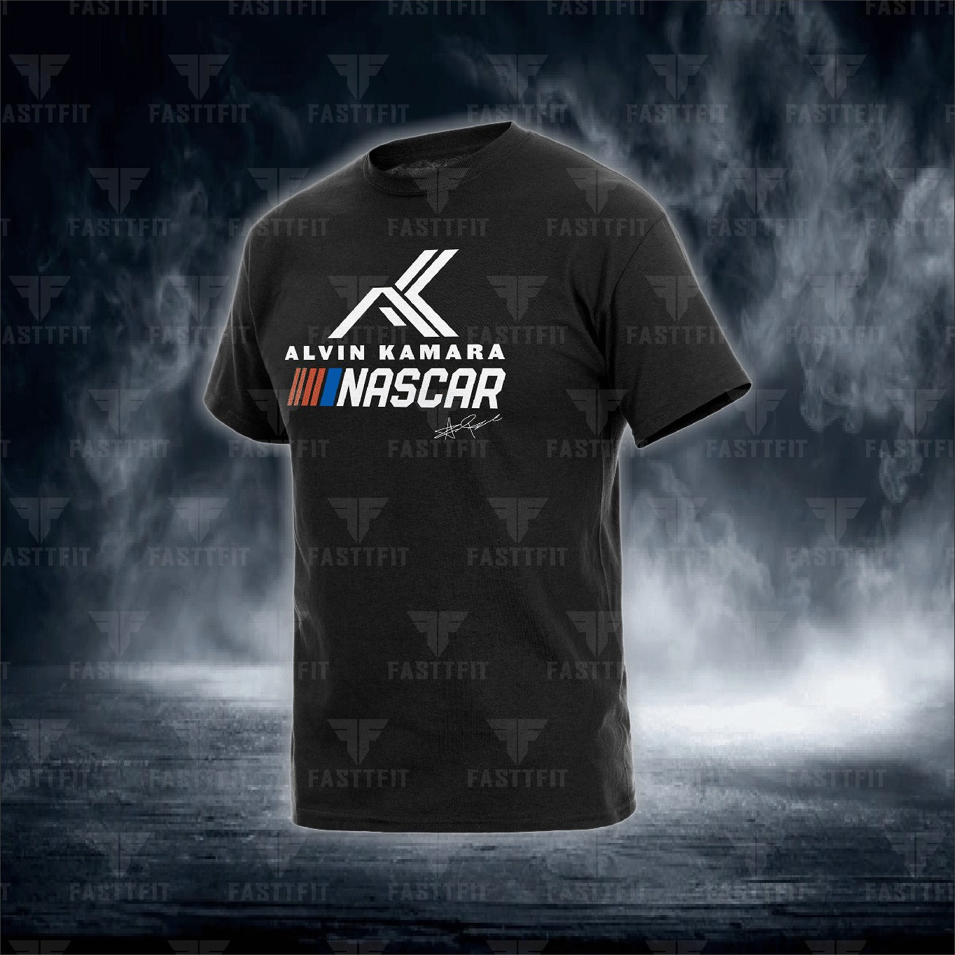 JH Design Black Nascar Twill Driver Uniform Full-Snap Jacket (FREE T-shirt, FREE Beanie Cap, FREE Scarf, FREE Bag)