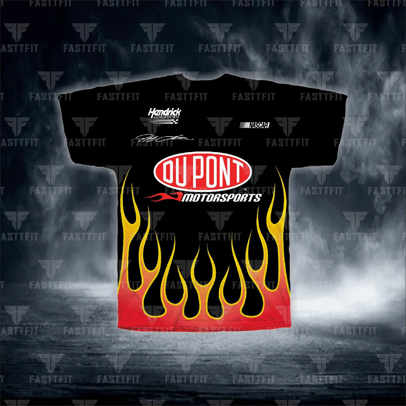 Red Jeff Gordon Dupont Twill Driver Uniform Full-Snap Jacket (FREE T-shirt, FREE Beanie Cap, FREE Scarf, FREE Bag)
