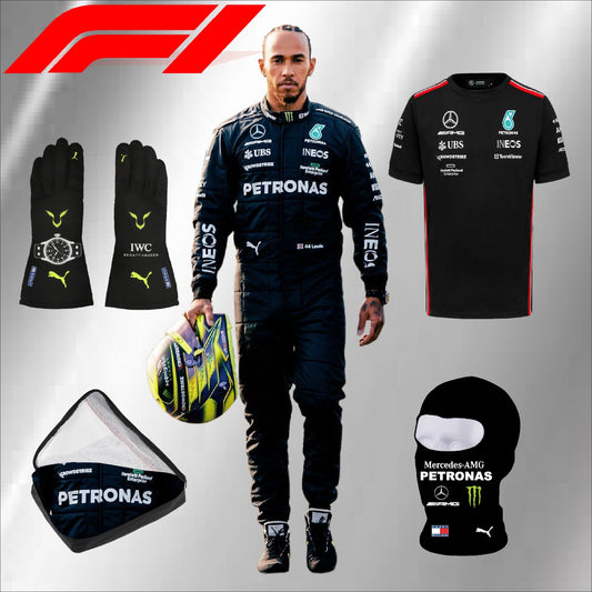 2024 go karting suit Lewis Hamilton Amg race suit