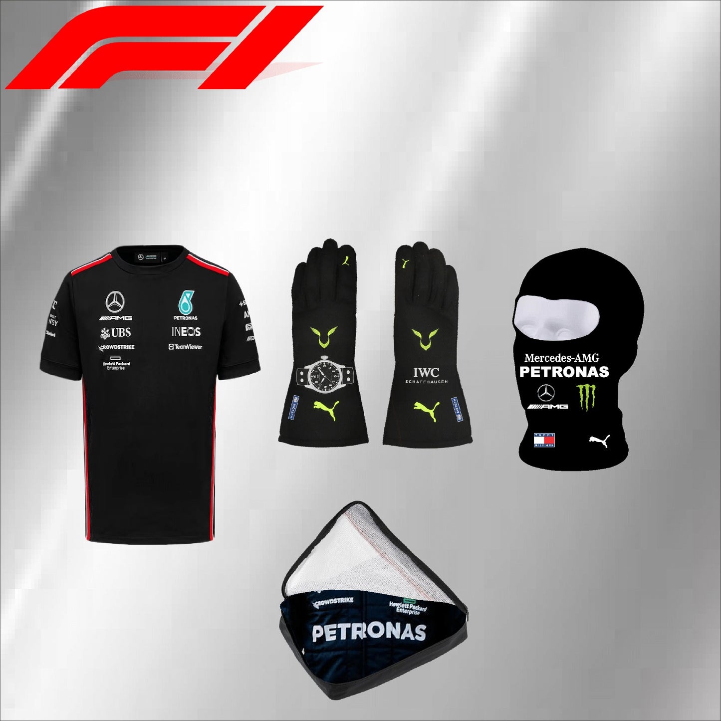 2024 go karting suit Lewis Hamilton Amg race suit