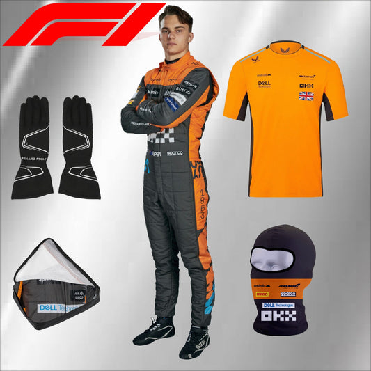 2024 go karting suit Oscar piastre McLaren f1 race suit