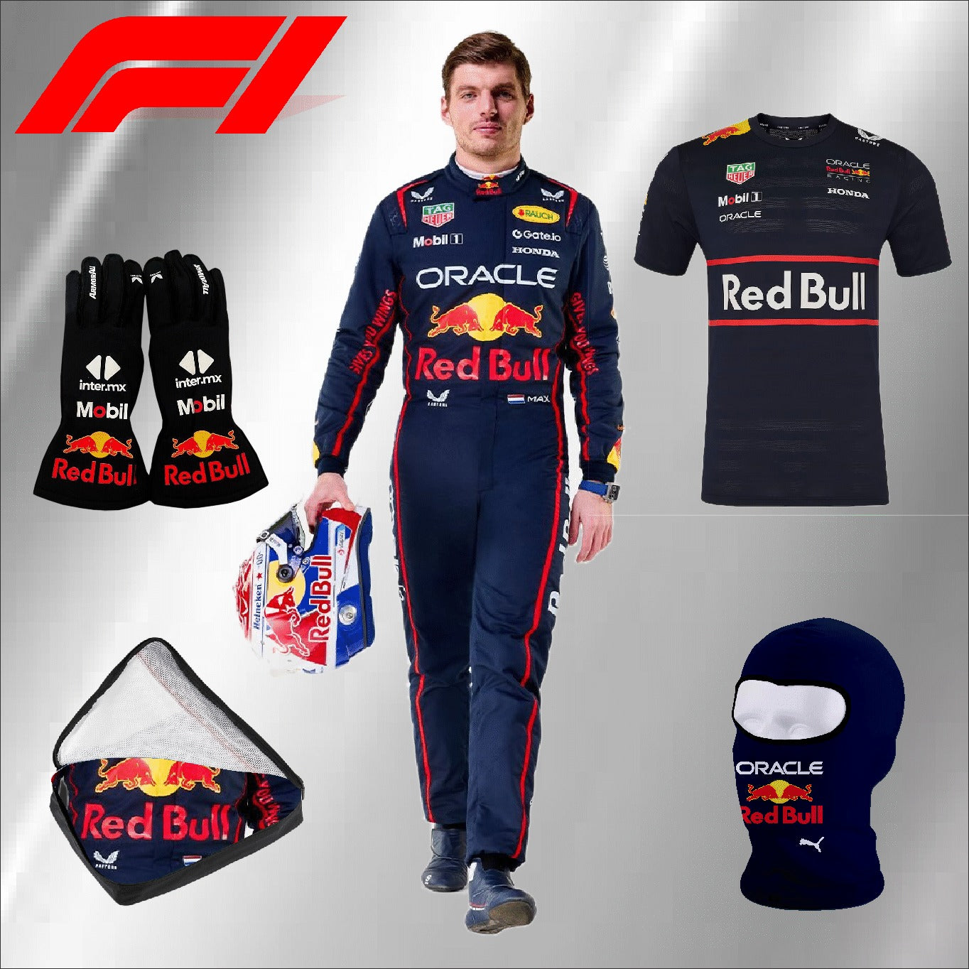 2025 go karting suit Red Bull Max Verstappen race suit