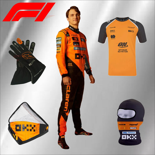 2025 McLaren, go karting suit Oscar piastre McLaren f1 race suit