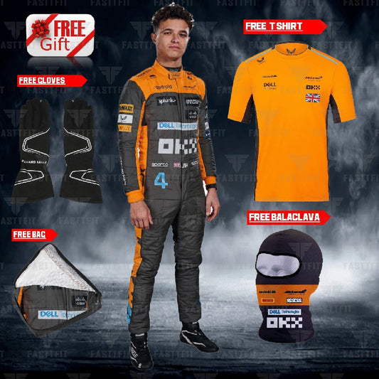 2024 go karting suit Lando Norris McLaren f1 race suit