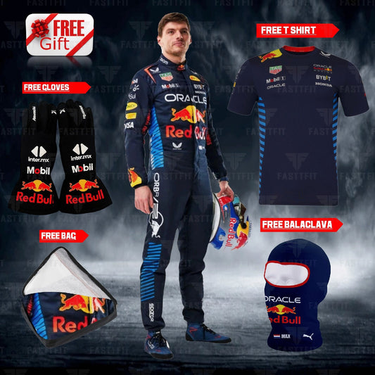 2024 go karting suit Red Bull Max race suit